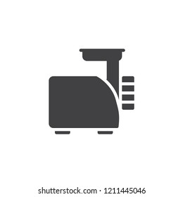 Meat grinder vector icon. filled flat sign for mobile concept and web design. Electric mincer simple solid icon. Symbol, logo illustration. Pixel perfect vector graphics