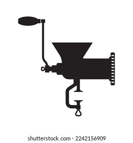 meat grinder vector icon illustration symbol design