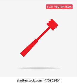 Meat hammer icon. Vector concept illustration for design.