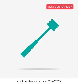 Meat hammer icon. Vector concept illustration for design.
