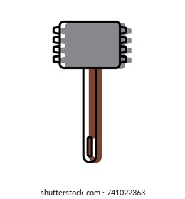 Meat hammer kitchen utensil