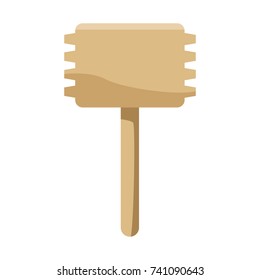 Meat hammer kitchen utensil