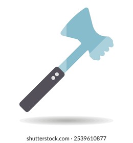 Meat hammer vector icon. Kitchen appliance. Graph symbol for cooking web site design, logo, app, UI