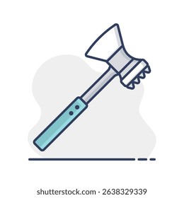 Meat hammer vector icon. Kitchen appliance. Graph symbol for cooking web site design, logo, app, UI