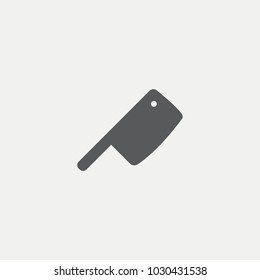 Meat Hatchet Flat Icon
