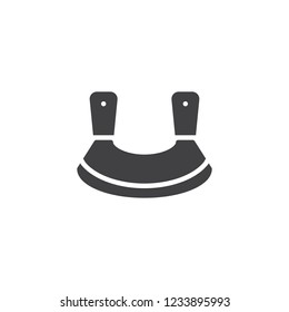 Meat hatchet vector icon. filled flat sign for mobile concept and web design. Chopper knife simple solid icon. Symbol, logo illustration. Pixel perfect vector graphics