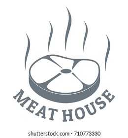 Meat house eco logo. Simple illustration of meat house eco vector logo for web design isolated on white background
