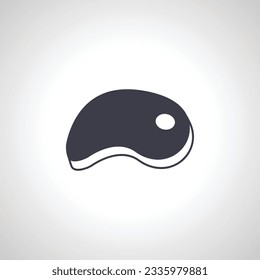 Fleischsymbol. Grillsymbol. Fleischsymbol