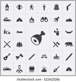 meat icon. camping icons universal set for web and mobile