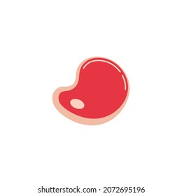 Meat icon design template vector isolated illustration