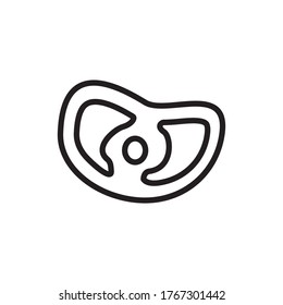 Meat Icon Design Vector Template And Illustration