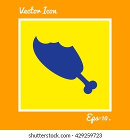 Meat icon. Eps-10.