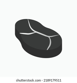 Meat Icon. Flesh Symbol - Vector.