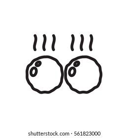 meat icon illustration isolated vector sign symbol