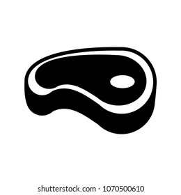 meat icon isolated vector
