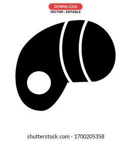 meat icon or logo isolated sign symbol vector illustration - high quality black style vector icons
