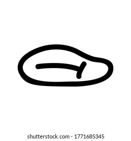 meat icon or logo isolated sign symbol vector illustration - high quality black style vector icons
