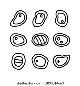 Meat icon or logo isolated sign symbol vector illustration - Collection of high quality black style vector icons
