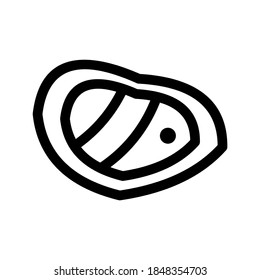 Meat icon or logo isolated sign symbol vector illustration - high quality black style vector icons

