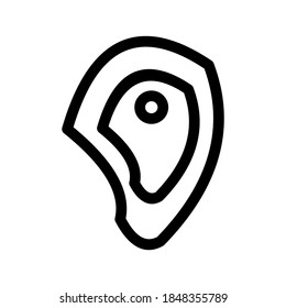 Meat icon or logo isolated sign symbol vector illustration - high quality black style vector icons
