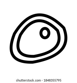 Meat icon or logo isolated sign symbol vector illustration - high quality black style vector icons
