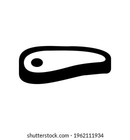 meat icon or logo isolated sign symbol vector illustration - high quality black style vector icons
