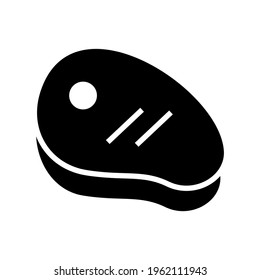 meat icon or logo isolated sign symbol vector illustration - high quality black style vector icons
