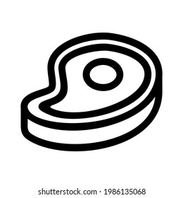 meat icon or logo isolated sign symbol vector illustration - high quality black style vector icons
