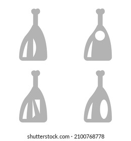 meat icon on a white background, vector illustration