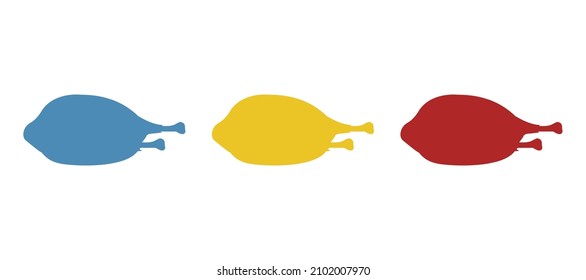 meat icon on a white background, vector illustration
