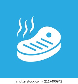 meat icon on a white background, vector illustration