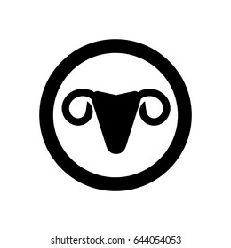 meat icon on the white background
