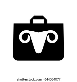 meat icon on the white background
