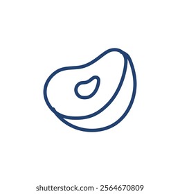 Meat icon Outline icon sign