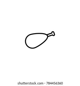 meat icon. sign design