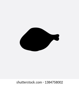 meat icon sign signifier vector