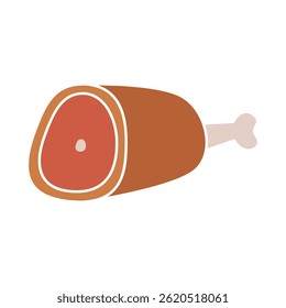 meat icon, simple flat style, illustration, logo sign symbol pictogram template, for ui or ux isolated on white for mobile app, editable