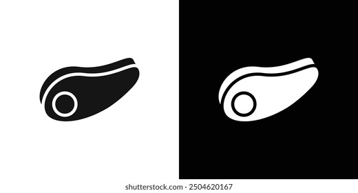 meat icon Symbol mark in filled style