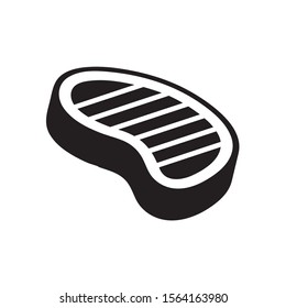 Meat icon in trendy flat style design. Vector graphic illustration. Suitable for website design, logo, app, and ui. EPS 10.