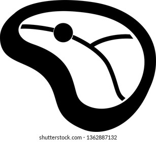 Meat icon vector