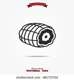 meat icon vector