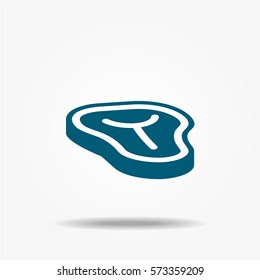 Meat icon vector