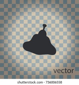 Meat icon, vector design element