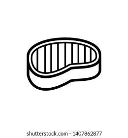 Meat icon vector design illustration.