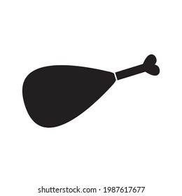 Fleischsymbol. Fleischvektordesign. Zeichendesign
