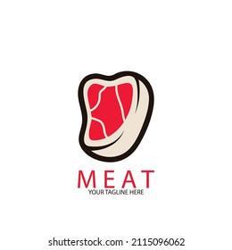 meat icon vector illustration template design