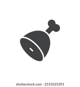 Conjunto de logotipo de Vector de icono de carne plano