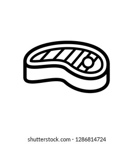 Meat icon vector logo template