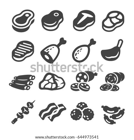 meat icons