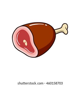 Meat illustration vector